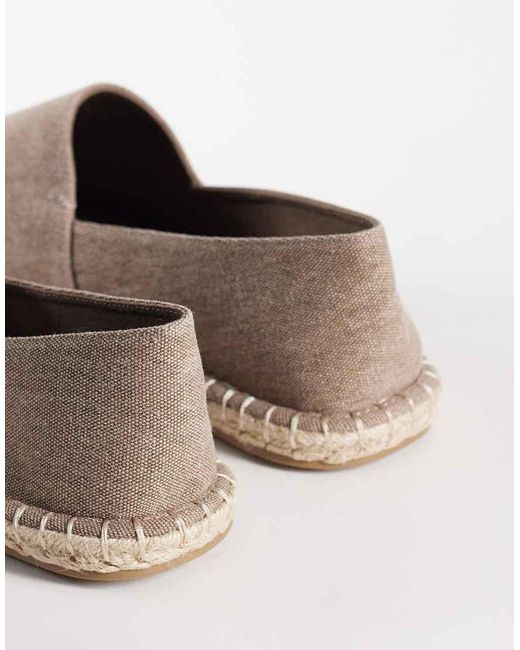 Espadrilles di ASOS in White da Uomo