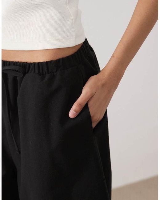ASOS White Long Line Bermuda Short