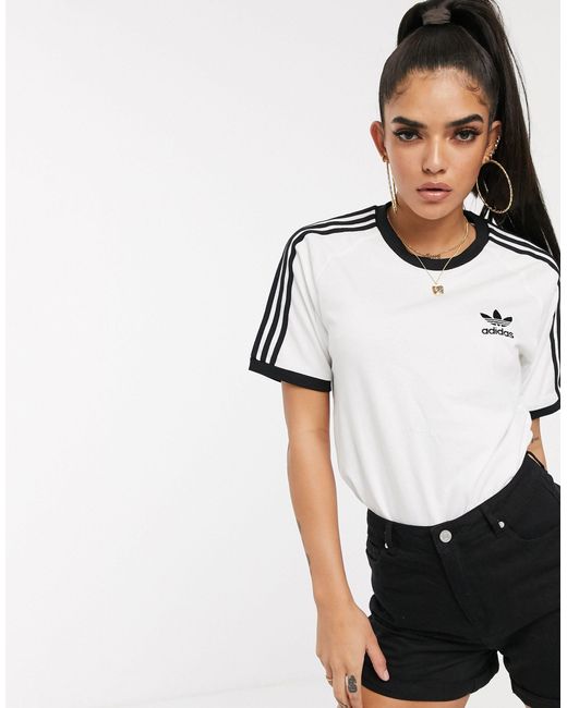 adidas originals three stripes t shirt