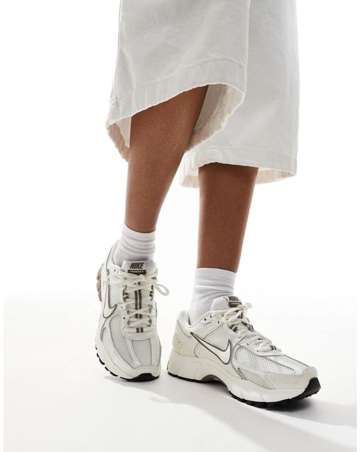 Nike White Zoom Vomero 5 Sneakers