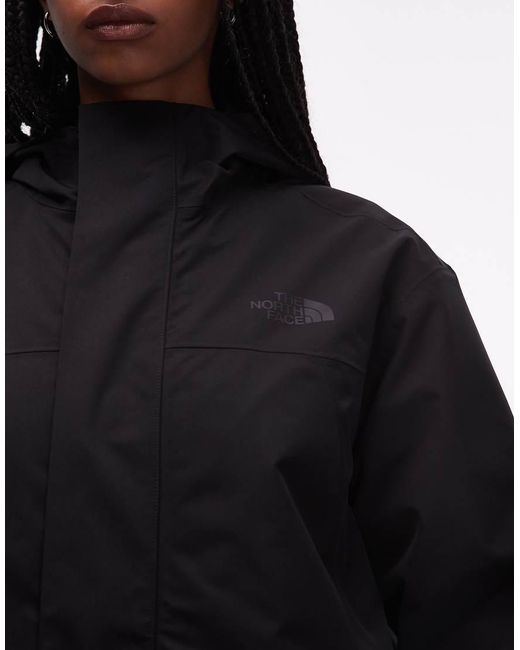 The North Face Black Nukabira Rain Shell Parka Jacket