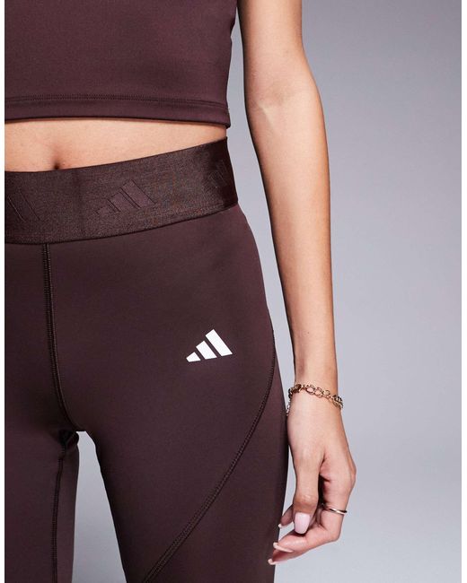 Adidas training - hyperglam - legging Adidas Originals en coloris Brown