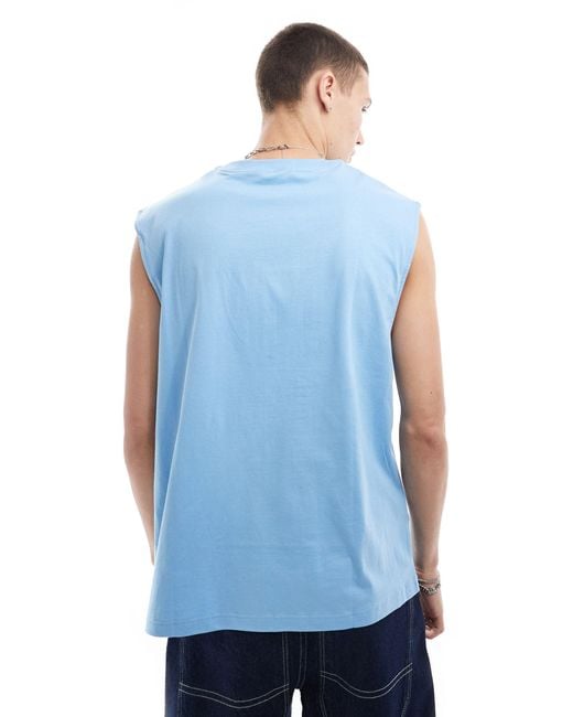 Calvin Klein – monologo – ärmelloses t-shirt in Blue für Herren