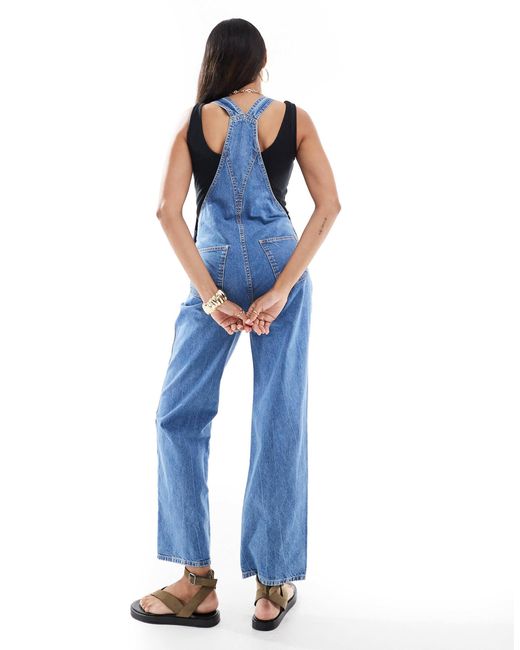ASOS Blue Asos design maternity – jeanslatzhose