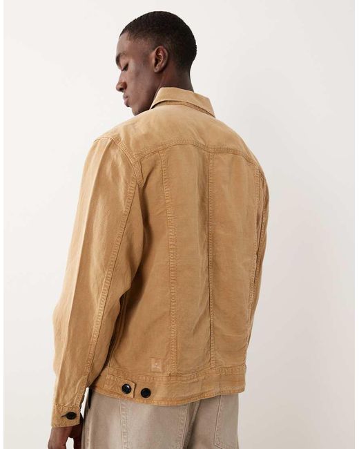 Paul Smith Natural Rider Lyocell Linen Mix Jacket for men