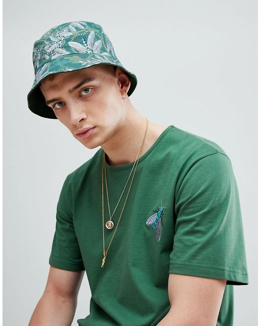 Bob réversible Pretty Green pour homme en coloris Vert | Lyst