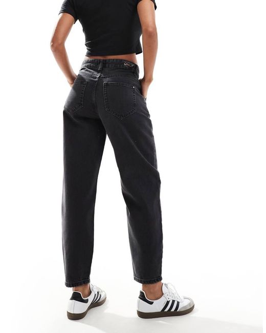 ONLY Black Troy High Waist Carrot Jeans