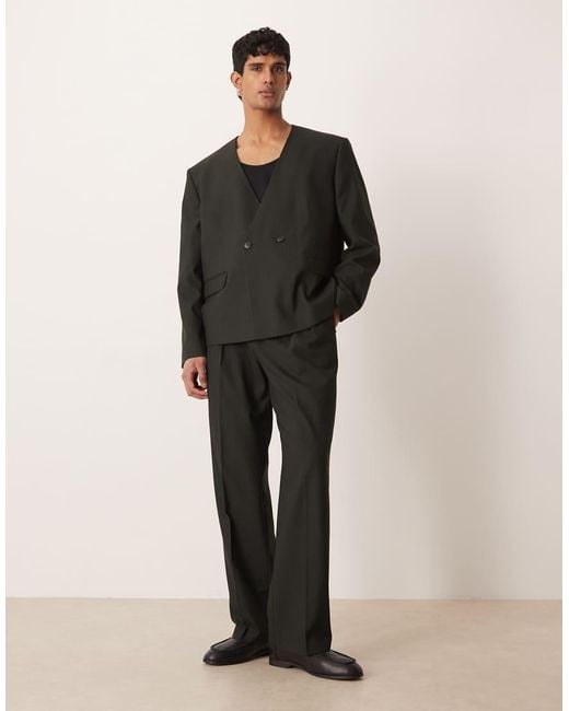 ASOS Black Boxy Suit Jacket for men