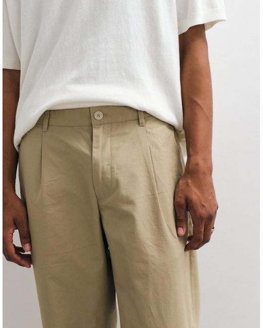 Mango Natural Straight Trouser for men