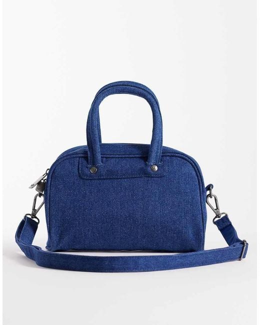 Adidas Originals Blue Adicolor Mini Bowling Bag
