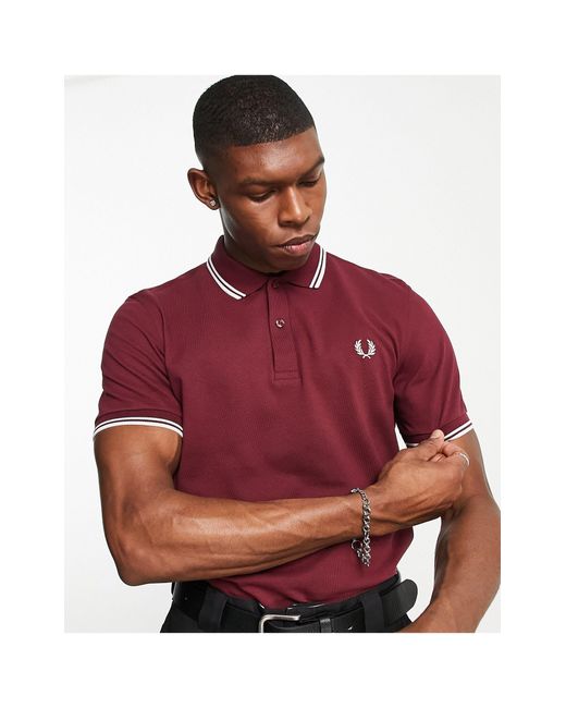 fred perry polo rood
