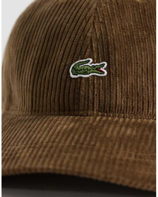 Lacoste Essential Logo Pet in het Brown voor heren