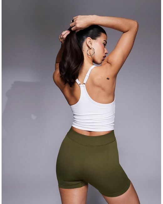 BO+TEE Gray Bo+tee Super Sculpt High Waist legging Shorts