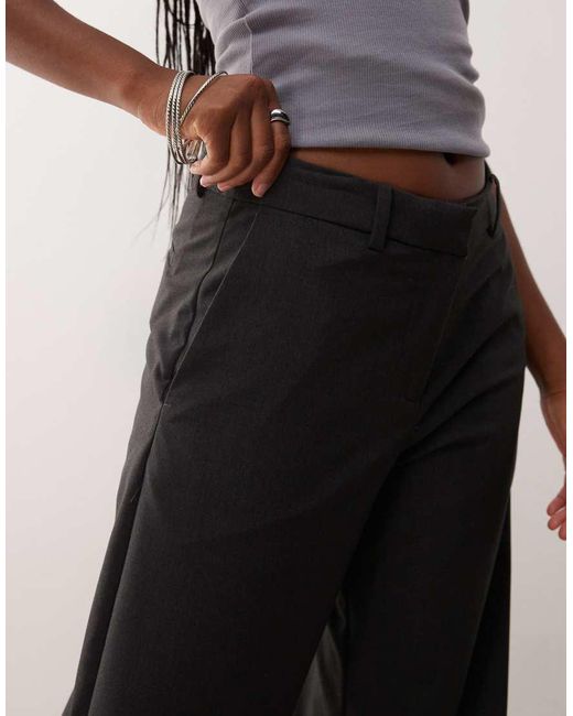 Weekday White Wide Leg Tailored Pants