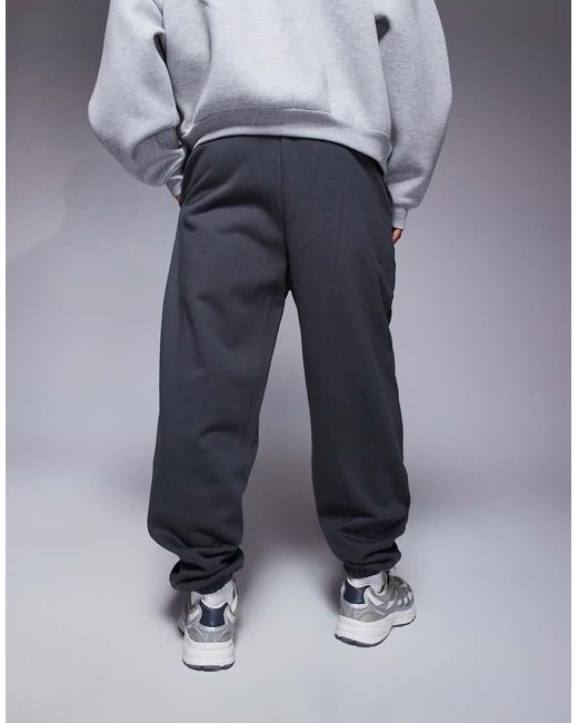 ASOS Oversized Joggingbroek Van Premium Zware 400Gsm Stof in het Blue voor heren