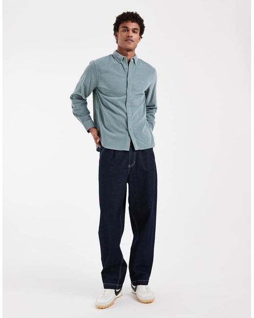 Levi's Blue Authentic Button Down Shirt for men