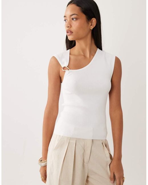 ASOS Natural Hardware Structured Top