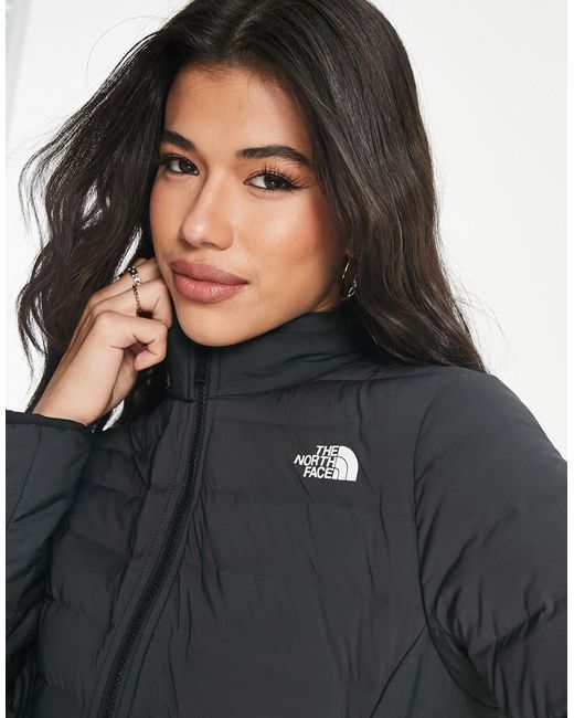 The North Face Gray Belleview Stretch Down Jacket