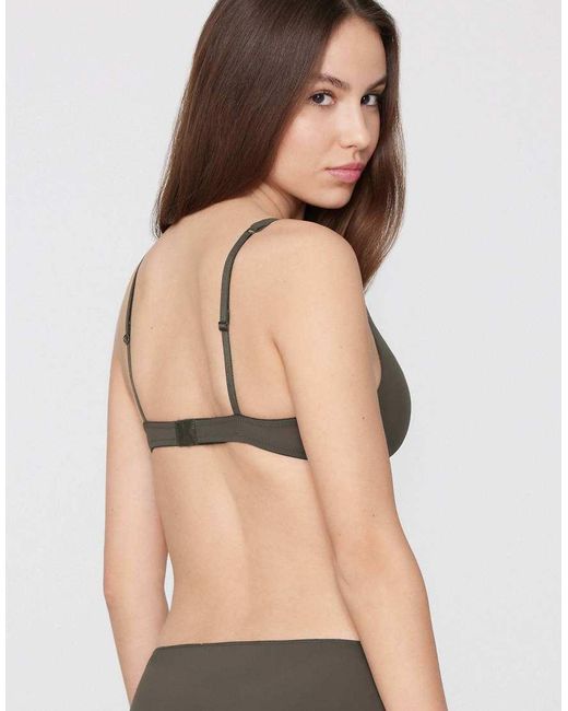 Tezenis Black Athens Microfibre Push-Up Bra