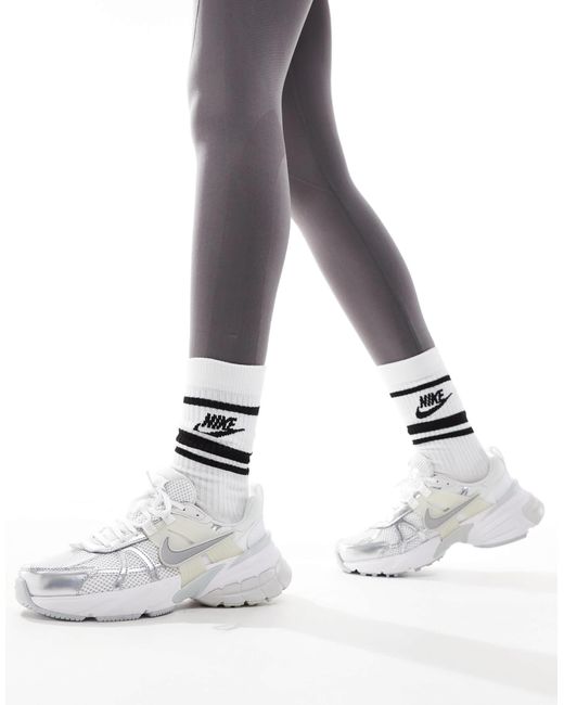 Nike Gray V2k Run Sneakers