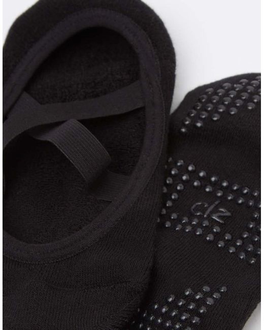 Calzedonia Natural Non-Slip Crossover Pilates Socks