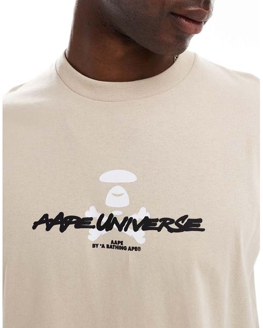 Aape By A Bathing Ape di Aape By A Bathing Ape in Natural da Uomo