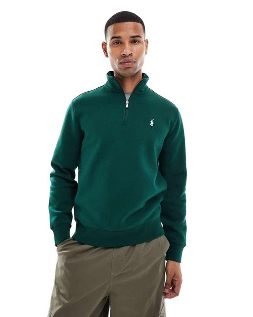 Sudadera Verde De Manga Larga Con Logo Icon De Polo Ralph Lauren de hombre de color Green