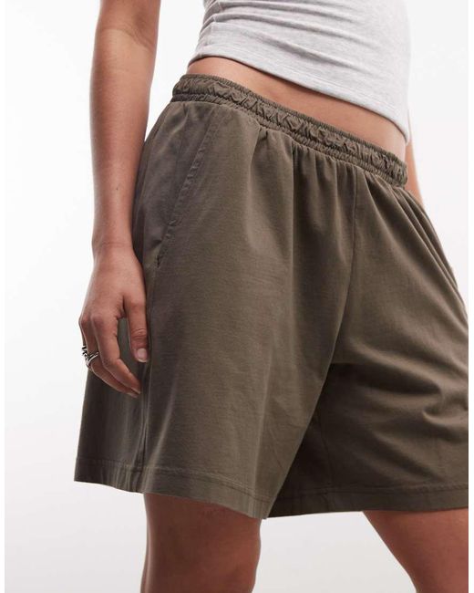 Weekday White Jersey Shorts