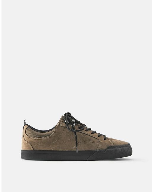 Sneakers Casual Stringate Marroni di Pull&Bear in Brown da Uomo