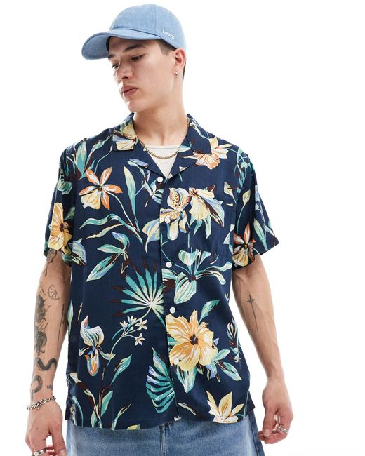 Sunset camp - camicia con stampa hawaiana di Levi's in Blue da Uomo
