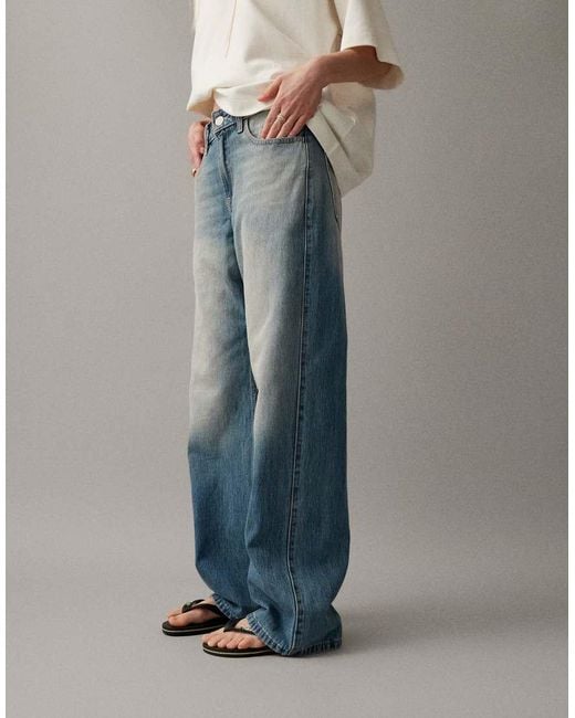 Hollister Gray High Rise baggy Jeans