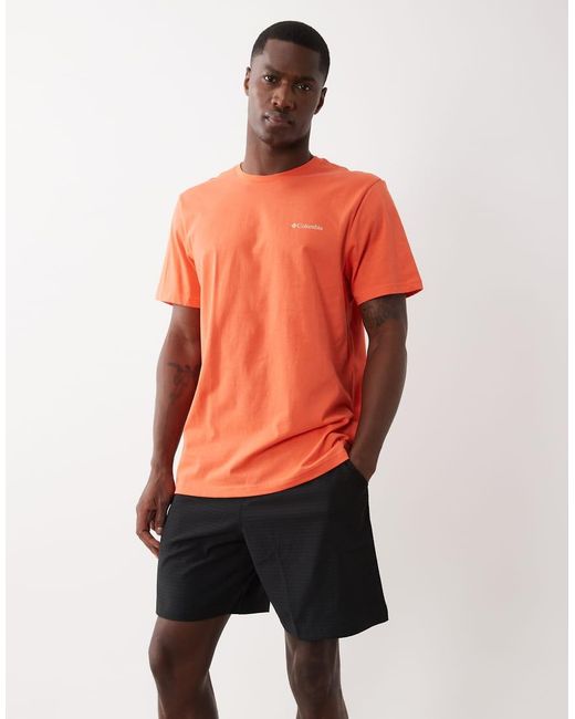 Columbia Orange Utilizer Pull On Shorts for men