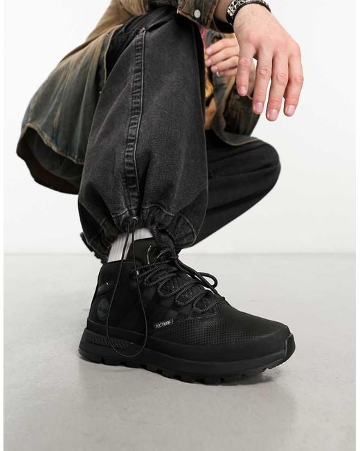 Timberland Black Euro Trekker Super Ox Boots for men