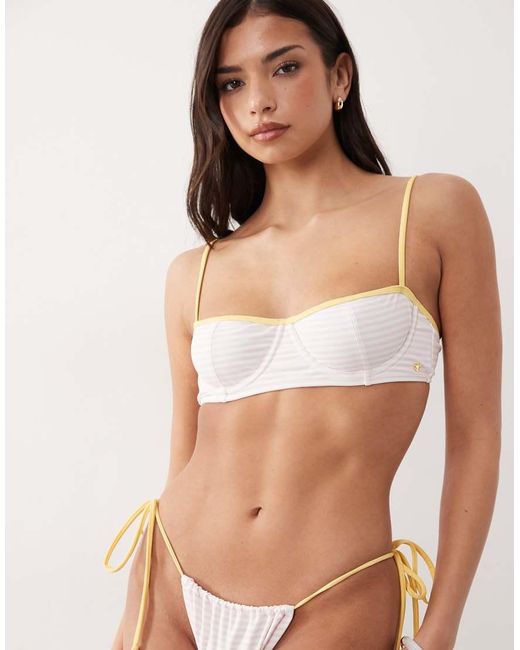 Candypants Brown Underwire Bikini Top