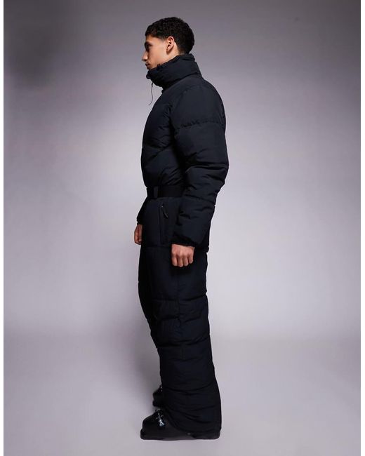 ASOS 4505 Ski & Snow Blue 4505 Ski Water Repellent Insulated Puffer Ski Suit for men