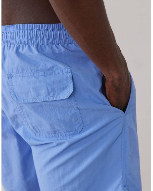 Mango Blue Boxer Style Swim Short for men