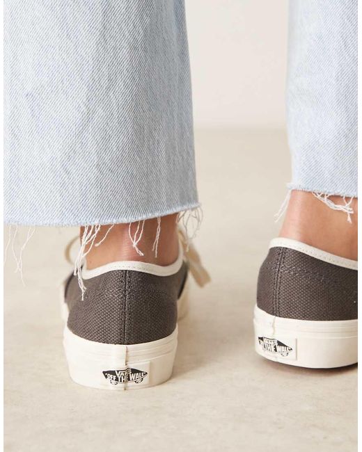 Vans Natural Authentic Linen Trainers