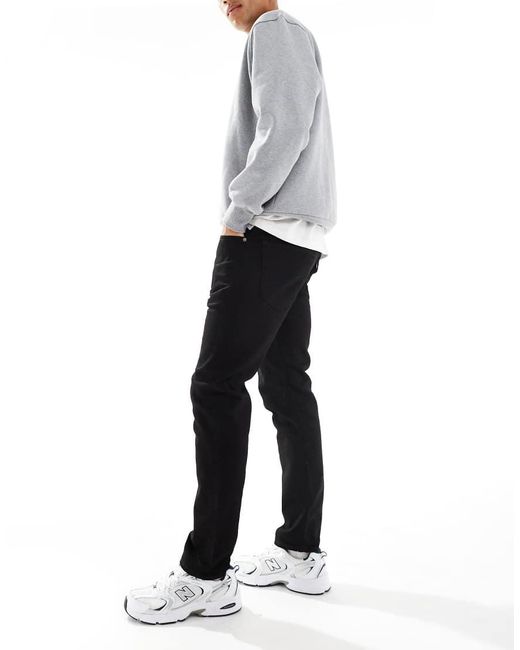 Vaqueros Negros De Corte Tapered 502 De Levi's de hombre de color White