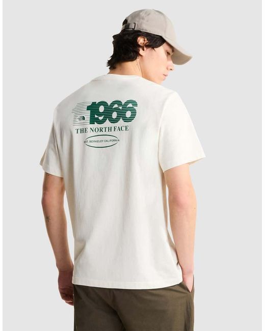 The North Face White M Track Relaxed Ss Tee for men
