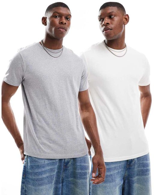 ASOS Essentials in het Gray voor heren