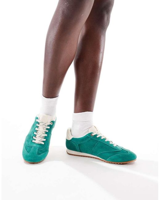 Stradivarius Green Trainer
