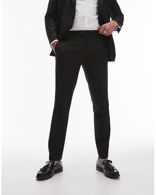 Pantalon Topman pour homme en coloris Black