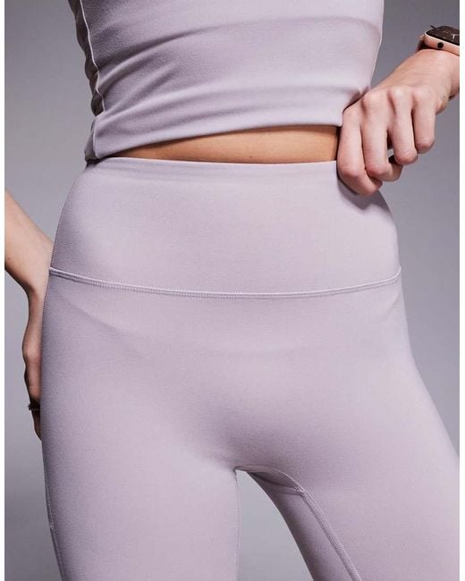4505 Purple Icon High Waist Slim Kick Yoga legging