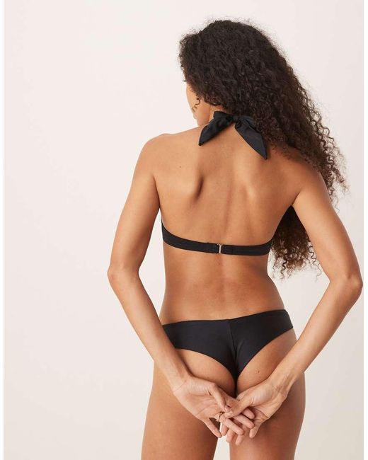 Free Society Black Underwire Bikini Top