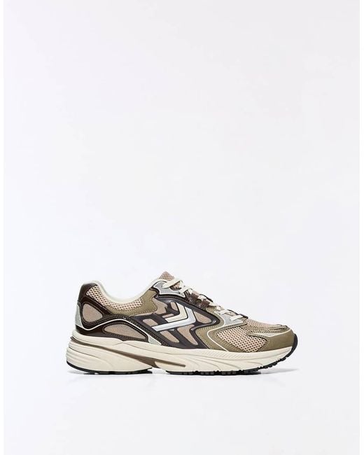 Bershka White Multi-piece Trainers for men