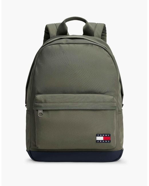 Tommy Hilfiger – essential – abgerundeter rucksack in Green für Herren