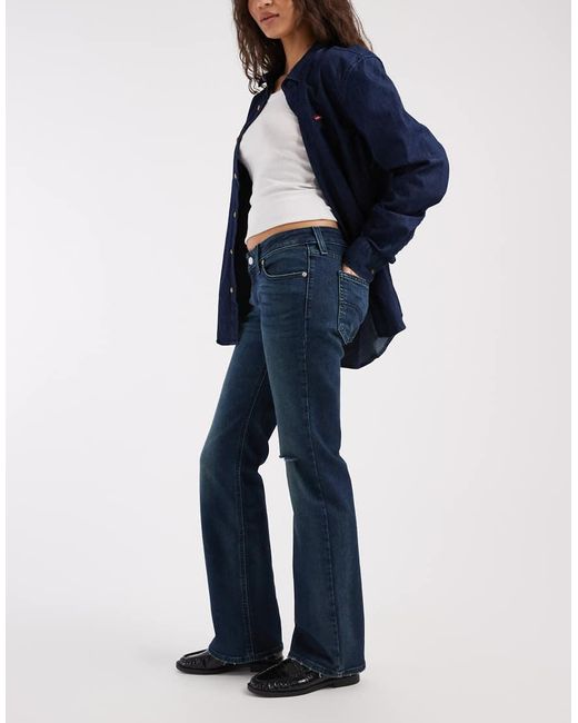 Levi's Blue Superlow Bootcut Jeans