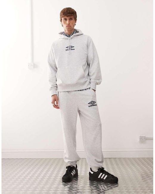 Umbro White Iconic Hoodie for men