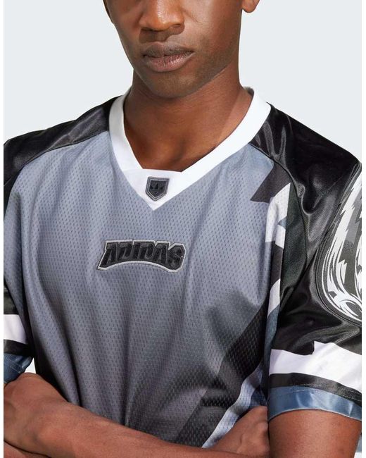 Camiseta Negra Adilenium Season 3 Team De Adidas Originals de hombre de color Blue