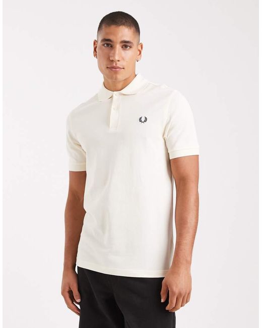 Fred Perry White Polo Shirt for men